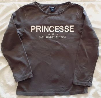Haut manches longues fille 5-6 ans / Kiabi