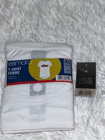 Tee shirt Lidl série limité neuf femme livergy T XL