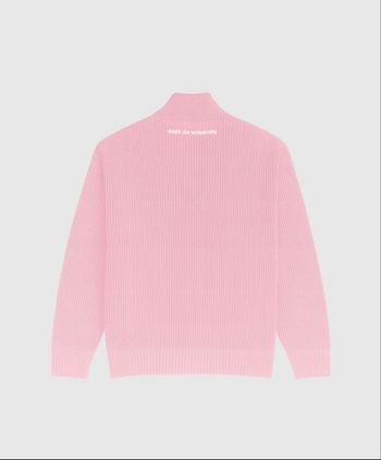 Sweat no clout/zip/maille rose/taille S 