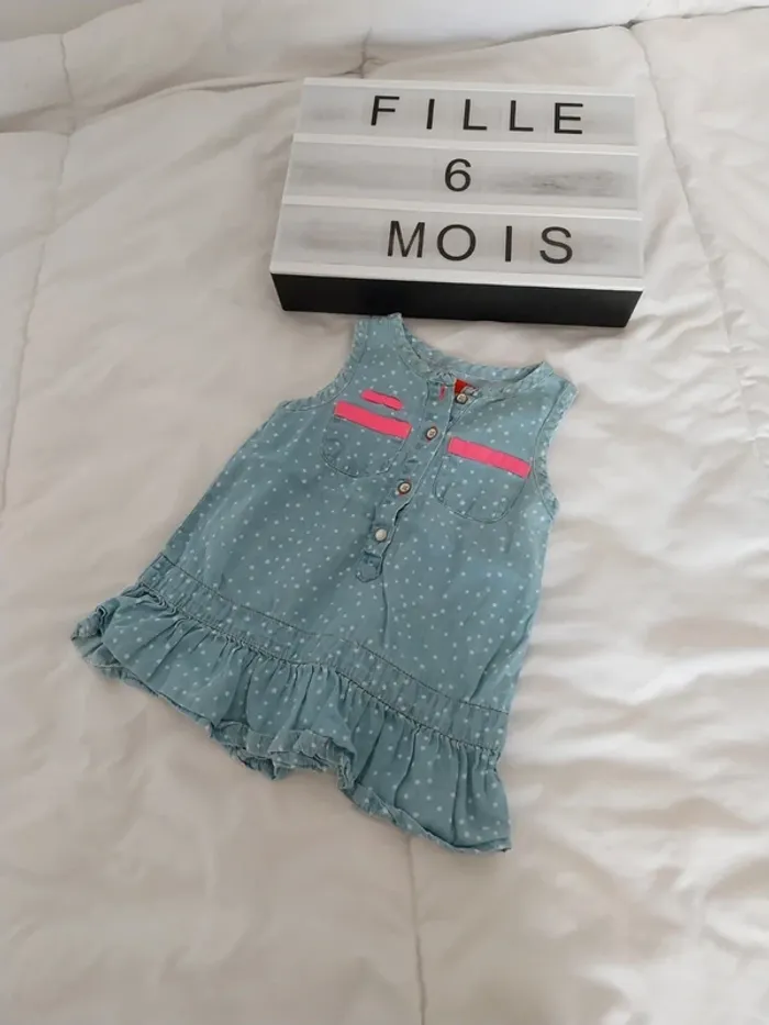 Robe fille 6 mois Tissaia