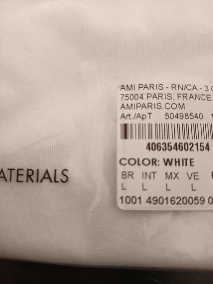T-shirt ami paris. - photo numéro 7