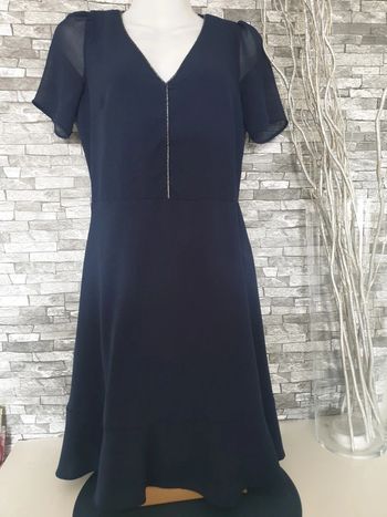 Robe sexy bleue marine T34