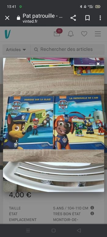 Livre Pat patrouille