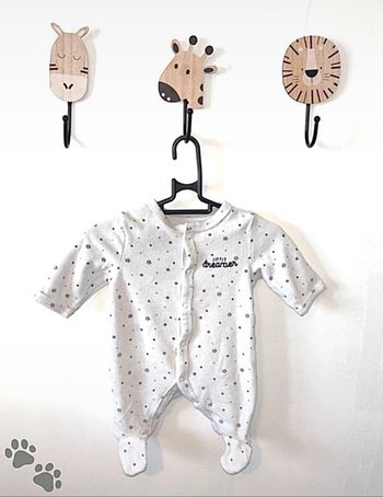 Pyjama en velours taille 0 mois