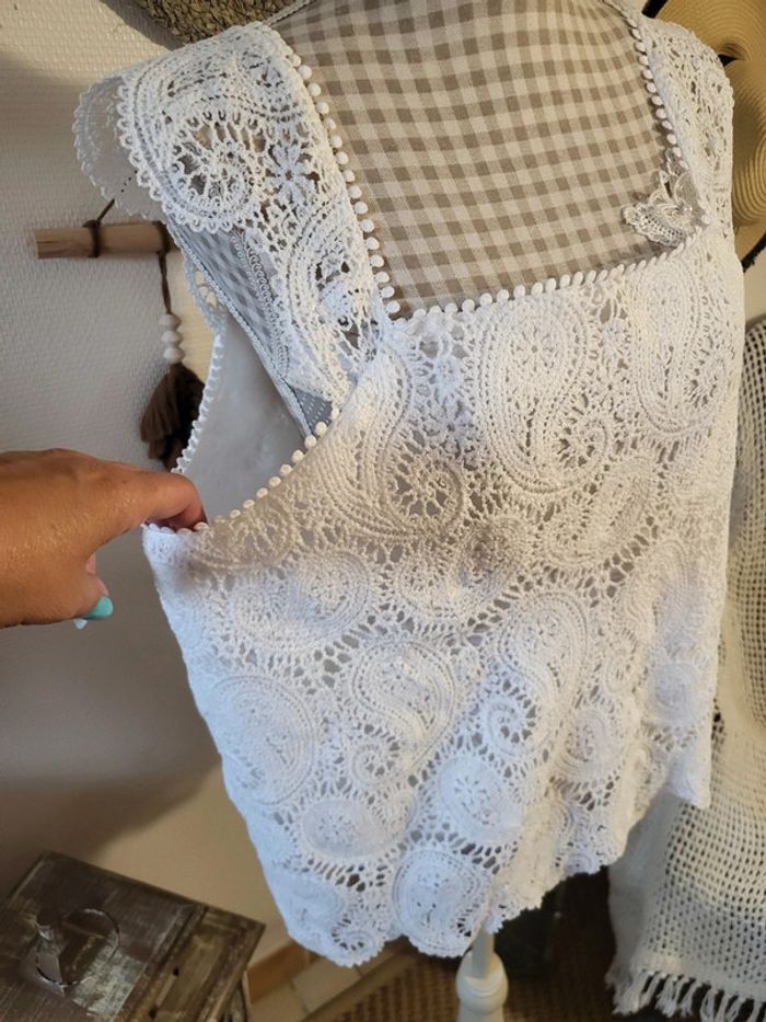 Débardeur broderie - photo numéro 2