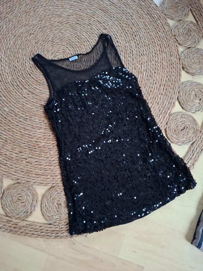 Débardeur paillettes Pimkie taille S - photo numéro 2