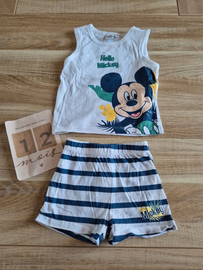 Ensemble garçon 12 mois, mickey