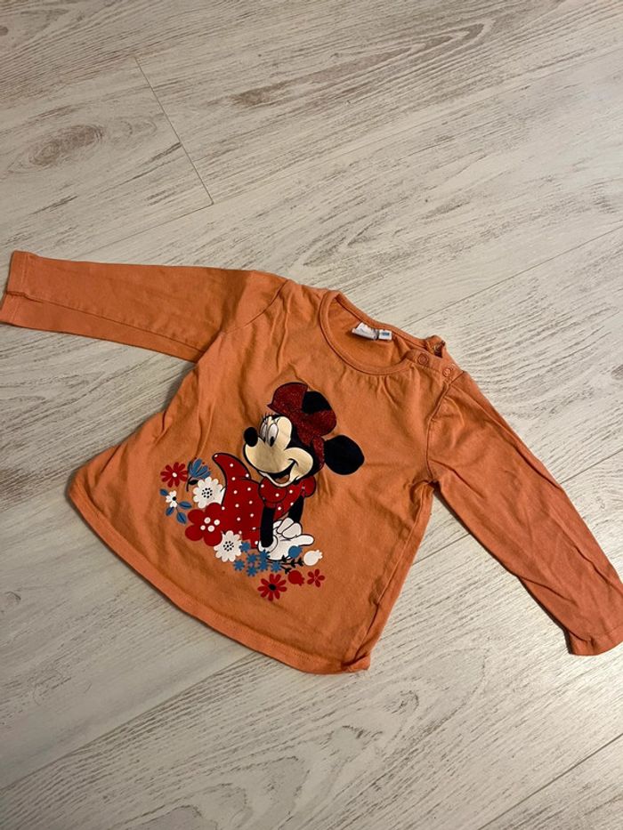 Lot de 2 t shirts manches longues Minnie - photo numéro 2