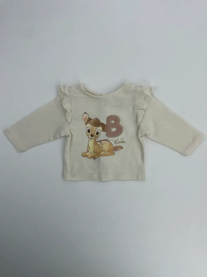 Tee-shirt manches longues - Disney Bambi - 1 mois - photo numéro 3