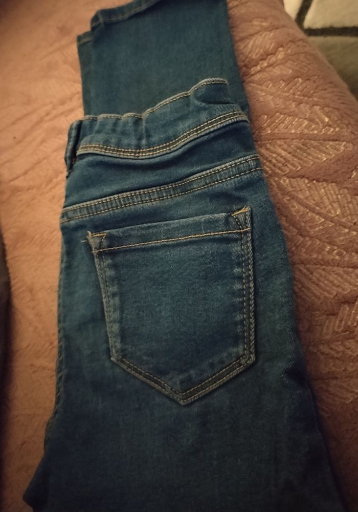 Jeans taille réglable "C&A" 74% coton en très bon état - photo numéro 7