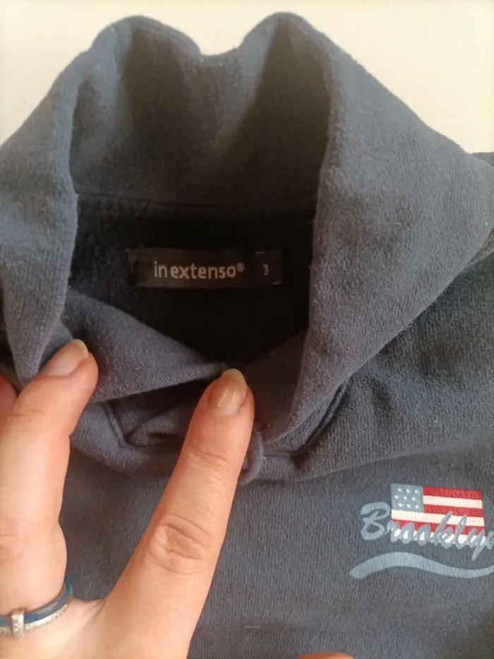 Sweat col châle 2ans - photo numéro 3