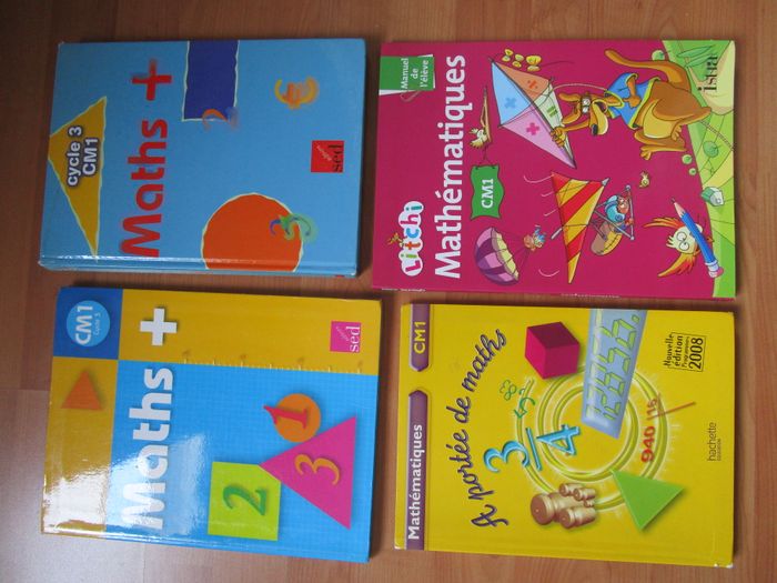 Lot 4 livres Maths CM1