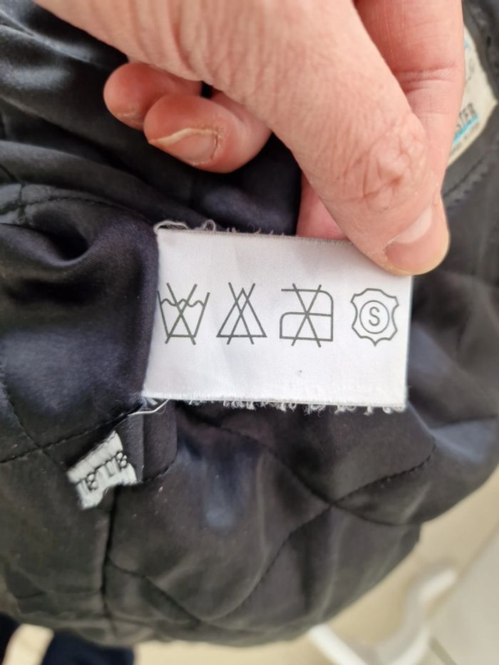 Veste Vintage Cuir Noir - photo numéro 18