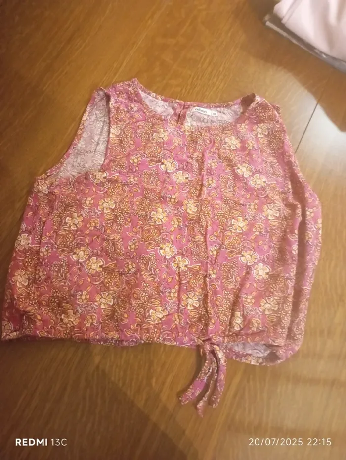 Croc top rose