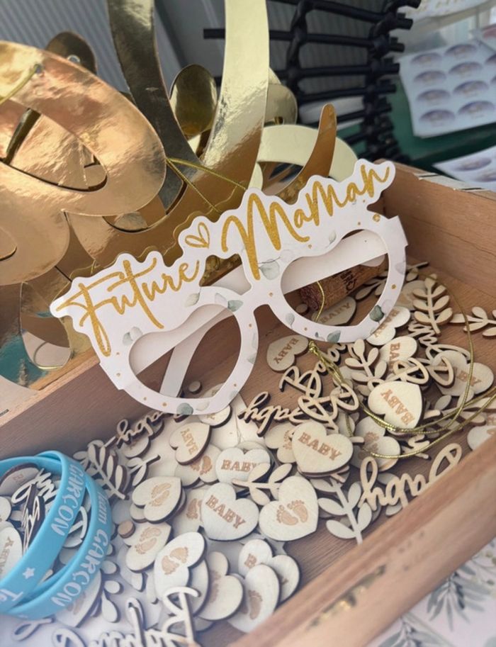 Set babyshower gender reveal - photo numéro 2