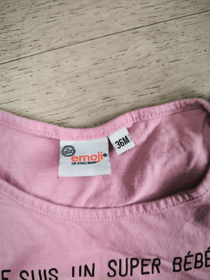 Tee shirt emoji 36 mois - photo numéro 3