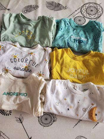 6 pyjamas légers 3mois
