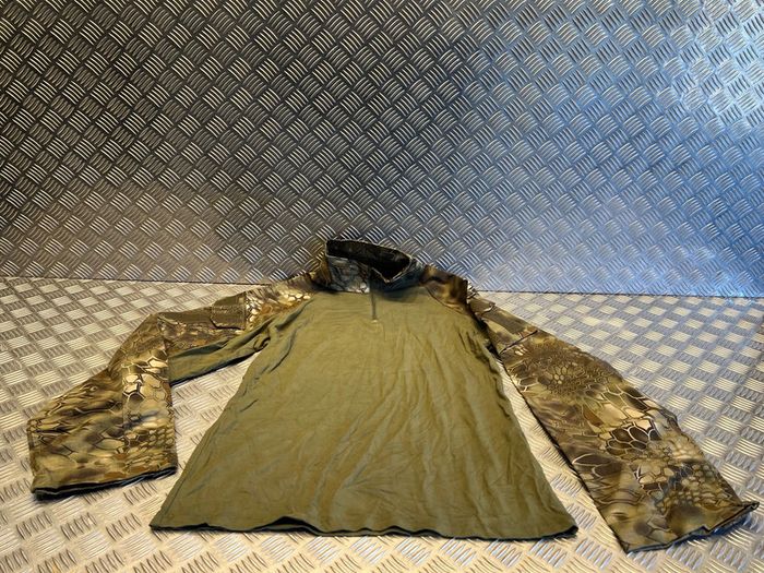 Chemise t-shirt manches longues dmoniac camo kryptek highlander neuf Taille 36