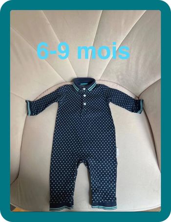 Combinaison polo 6-9 mois - Lola & Maverick