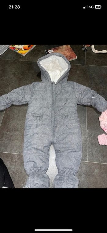 Combinaison Pilote Grise Nœud Papillon