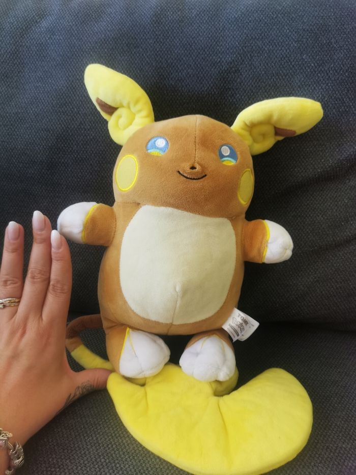 Peluche raichu d'Aloa pokémon - photo numéro 2