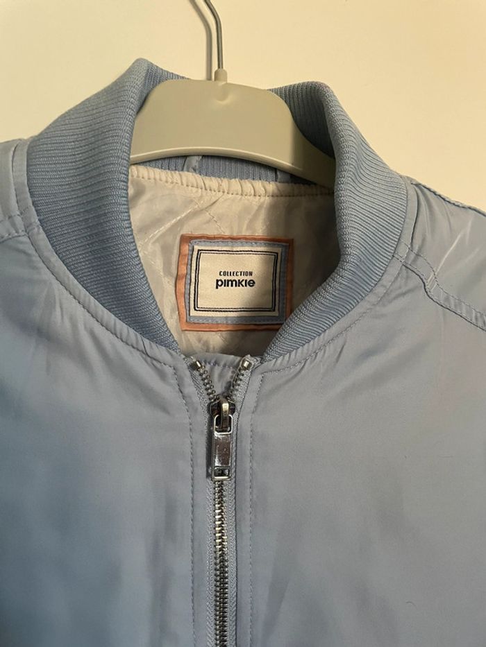 Veste bleu clair - photo numéro 3