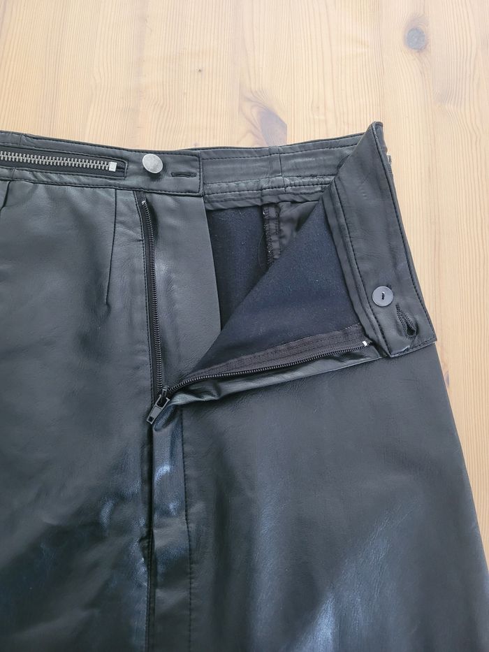 Jupe 3/4 similicuir Naf Naf - photo numéro 5