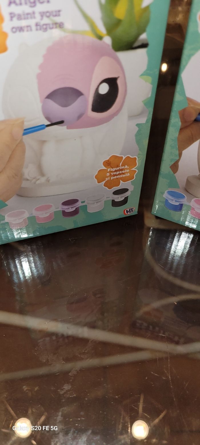 Figurines en plâtre à peindre Stich Angel Disney - photo numéro 4