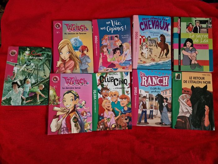 Lot 9 livres