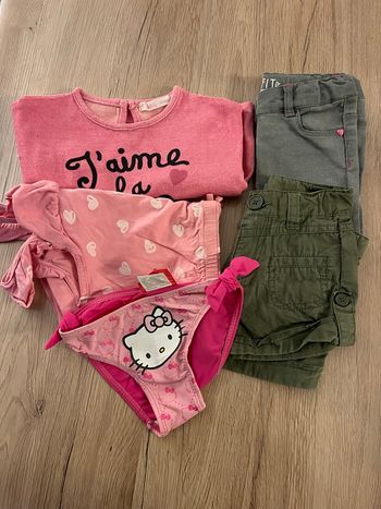 Lot printemps / été 18 mois fille 