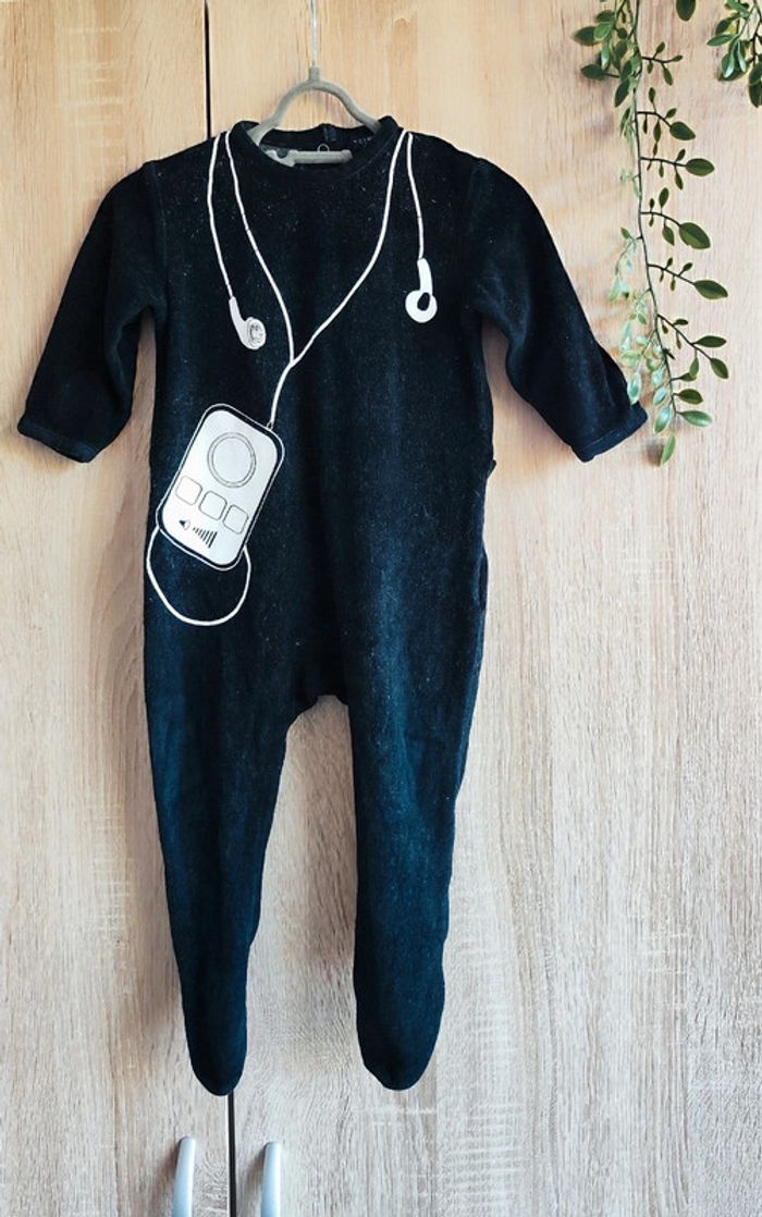 Pyjama velours Kiabi 12 mois