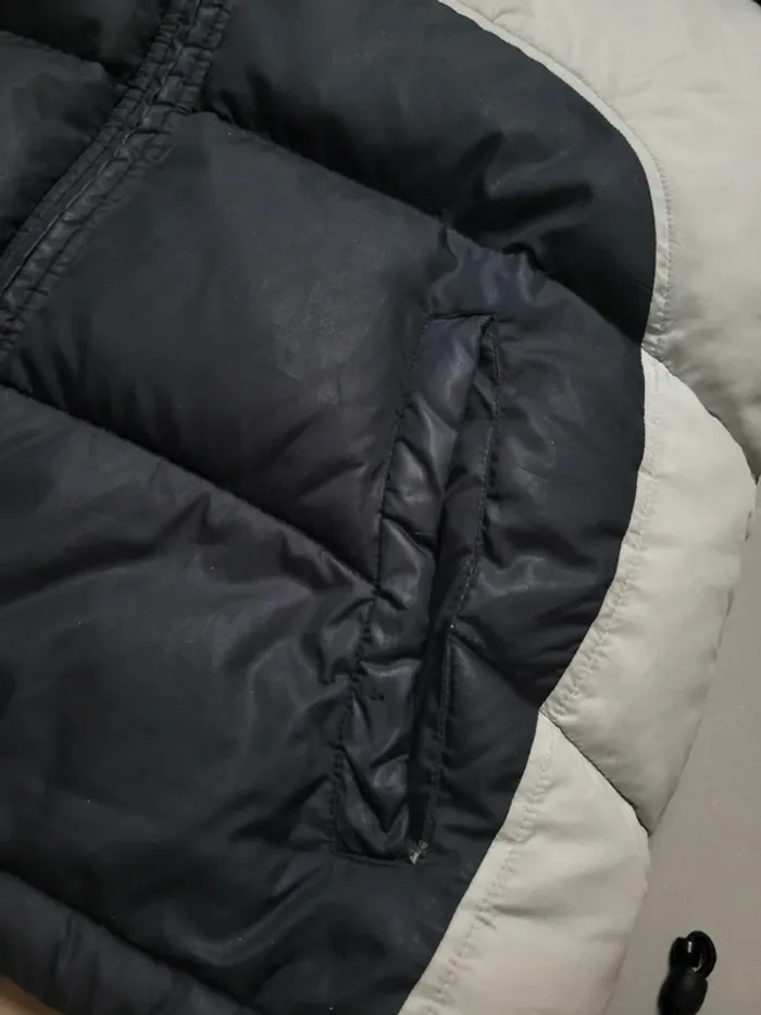 Doudoune nike vintage rétro XL noire et blanche - photo numéro 17