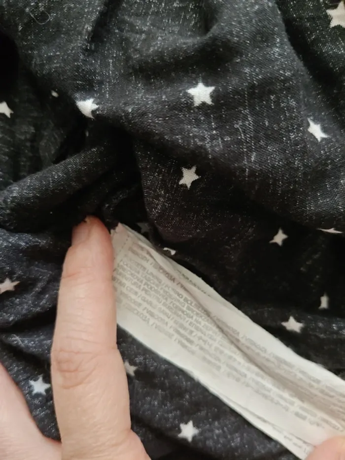 Jupe noire étoiles blanches Mango T.M - photo numéro 4