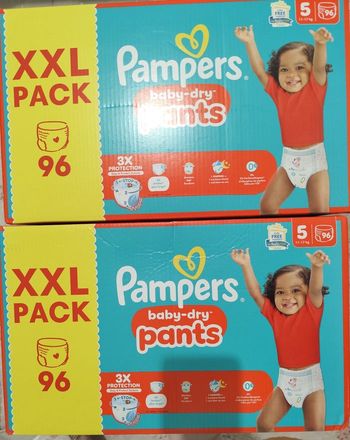 Lot de 2 paquets de Couches Pampers