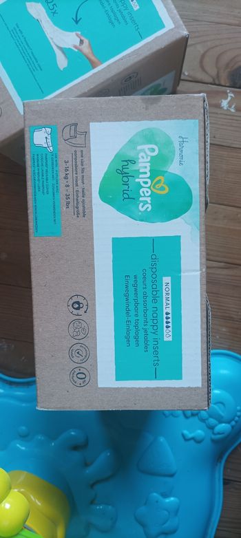 Couches lavables Pampers avec inserts jetables
