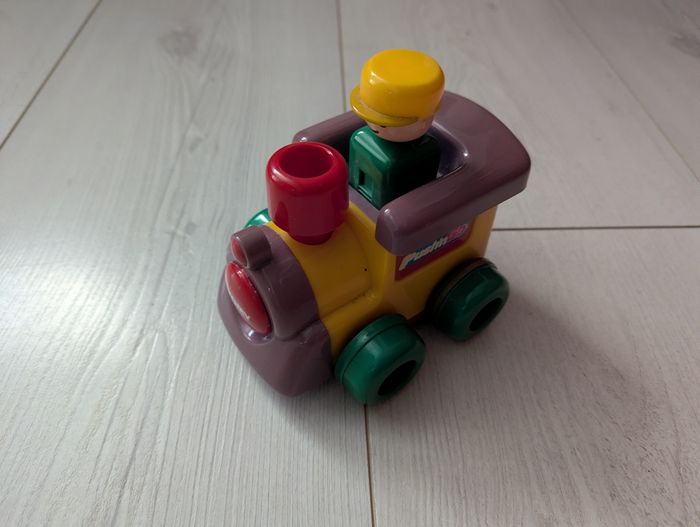 Lot de 2 locomotives push and roll Tomy - photo numéro 3