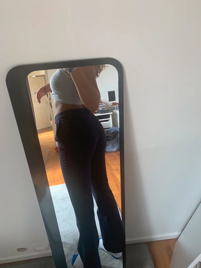Pantalon tailleur violet - photo numéro 5