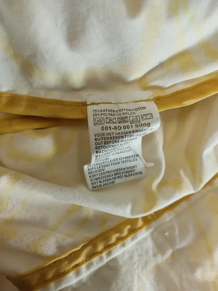 Trench - Not The Same blanc et Jaune vintage à motifs - A271 - photo numéro 12