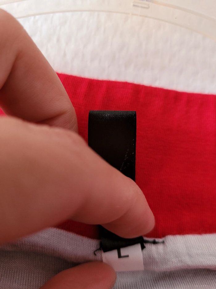 Jupe noir et rouge taille L - photo numéro 4