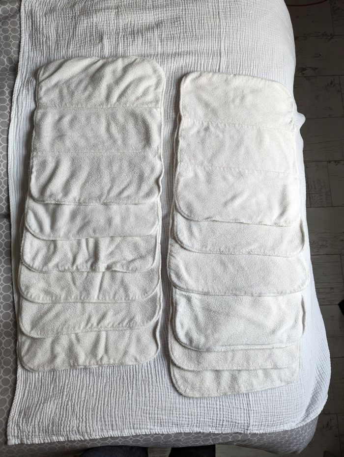 🧺 Lot de 42 inserts / absorbants pour couches lavables – Hamac, Petit Pea, Geffen, Milovia, ... - photo numéro 9