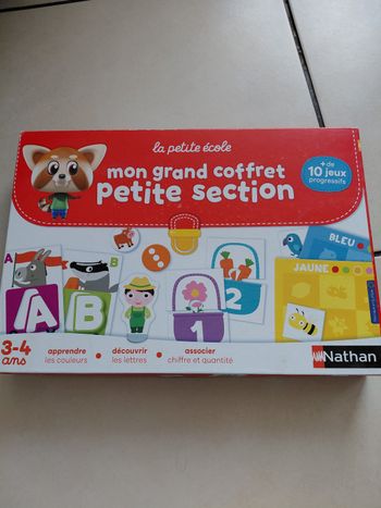 Coffret jeux éducatif pour petite section de maternellesn