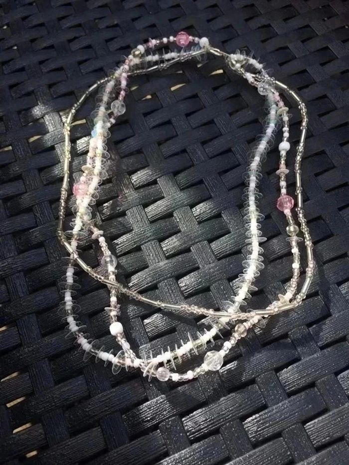 Collier perles enfant