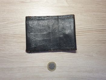 Magnifique porte cartes /papiers vintage cuir vintage