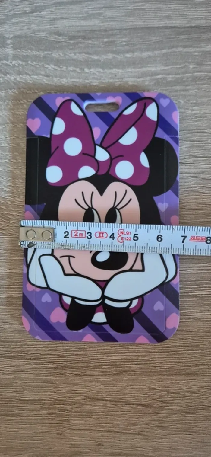 Porte carte d'identité Minnie avec lanière fantaisie. - photo numéro 6