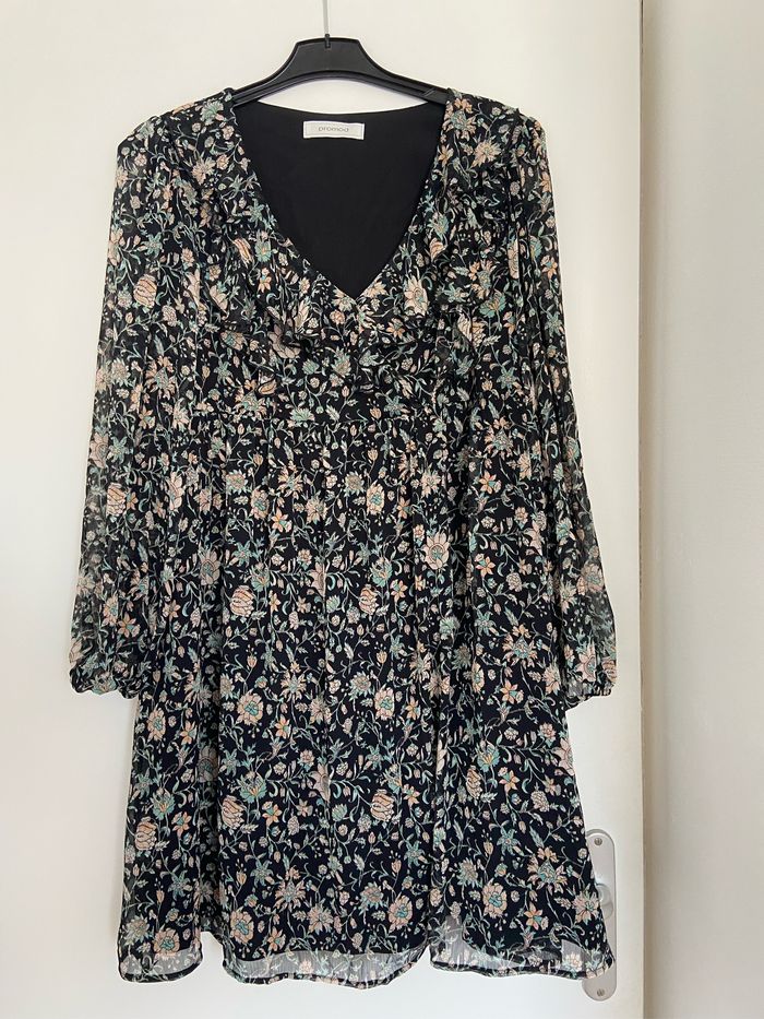 Robe fluide à fleurs