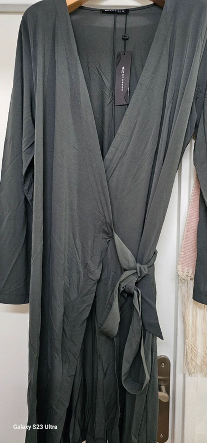Robe croisée fluide Expresso Taille S - photo numéro 3