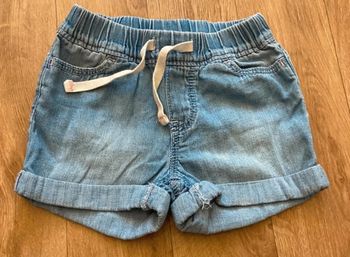 Short jean fille 12-18M