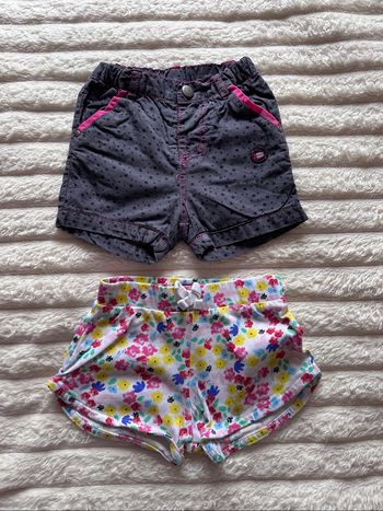 Lot 2 shorts 9 mois