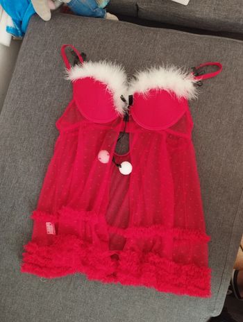 Nuisette rouge taille L