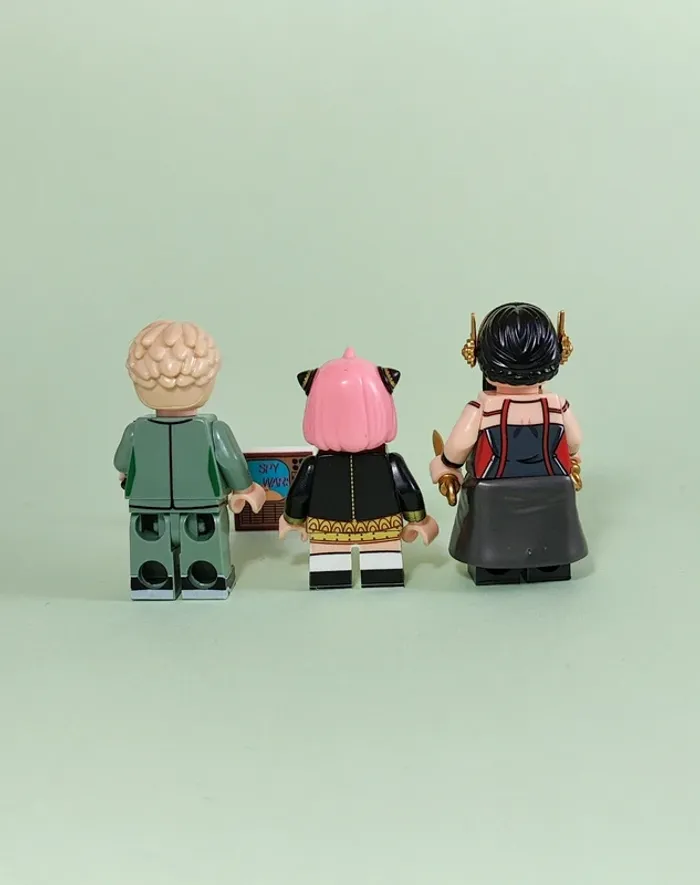 Spy X family - lot de 3 mini figurines au format Lego - photo numéro 2